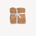 Camel Dash Striped Face Towel - Set of 3