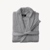 Grey Shawl Collar Bathrobe