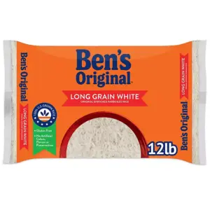 Ben's Original Enriched Long Grain White Parboiled Rice, 12 lbs.