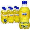 Fanta Pineapple Soda Pop, 12 fl oz, 6 Pack Bottles