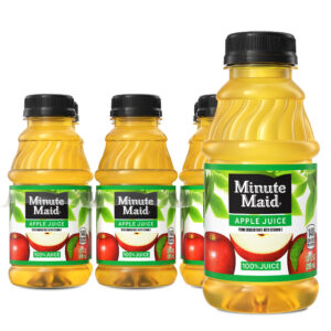 Minute Maid Apple Juice Bottles, 10 fl oz, 6 Pack