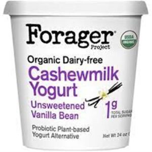 Forager Project Organic Dairy Free Unsweetened Vanilla Bean Cashewmilk Yogurt 24 Oz