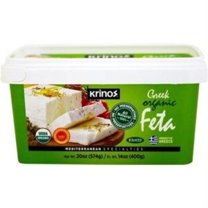 Krinos Greek Organic Feta Cheese 20 Oz