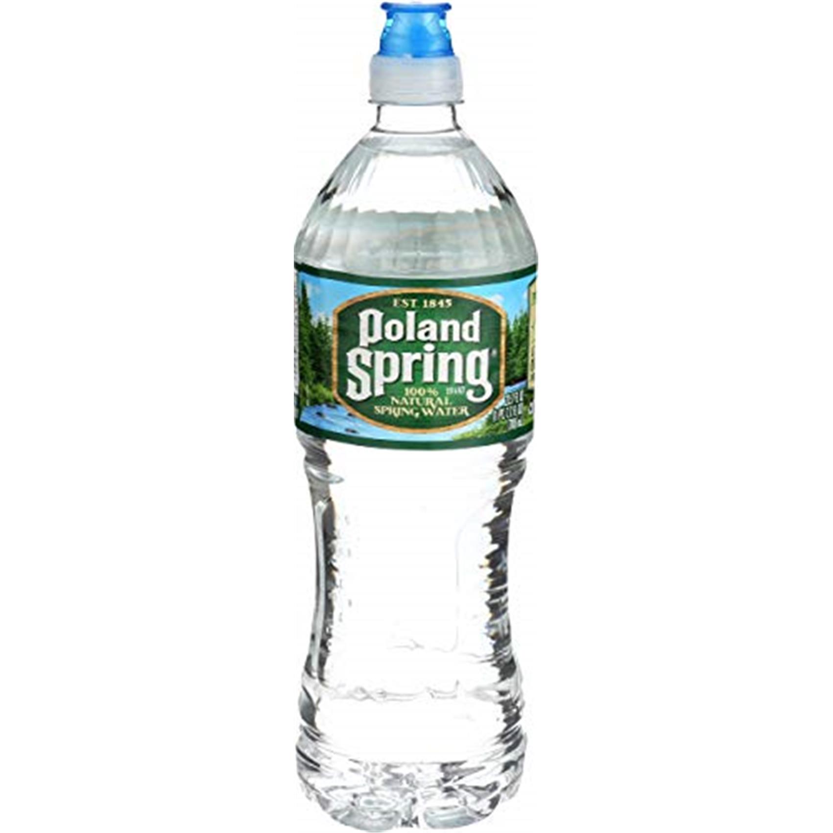 Poland Spring 100% Natural Spring Water 23.7 Fl Oz